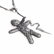 Load image into Gallery viewer, VooDoo Doll Pendant Necklace