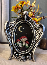 Load image into Gallery viewer, Raven's Skull Photo or Cross Stitch Frame with FREE Cross Stitch Pattern