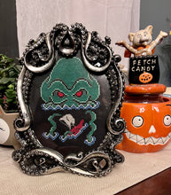 Load image into Gallery viewer, Kraken Photo/Cross Stitch Frame with FREE Physical Copy "What Lurks Beneath" Cross Stitch Pattern
