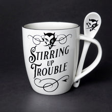 Load image into Gallery viewer, Stirring Up Trouble Mug and Spoon Set