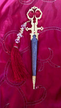 Load and play video in Gallery viewer, Renaissance Style Bodice Scissors in Sheath, Dagger Sharp PLUS FREE FOB!