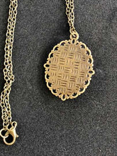 Load image into Gallery viewer, Red Skull and Crossbones Pendant Necklace