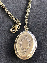 Load image into Gallery viewer, Valentine’s Day Pink Skeleton Cameo Locket Necklace
