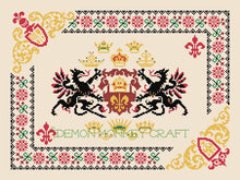 Load image into Gallery viewer, A Dragons' Hoard Digital Cross Stitch Pattern