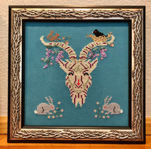 Load image into Gallery viewer, Satan's Seasons-Spring DIGITAL Cross Stitch PATTERN - Demon Monkey Craft