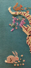Load image into Gallery viewer, Satan's Seasons-Spring DIGITAL Cross Stitch PATTERN - Demon Monkey Craft