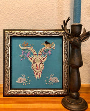 Load image into Gallery viewer, Satan's Seasons-Spring DIGITAL Cross Stitch PATTERN - Demon Monkey Craft