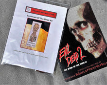 Load image into Gallery viewer, Bookmark of the Dead Cross Stitch KIT from Evil Dead 2: The Book of the Thread SALE PRICE! - Demon Monkey Craft