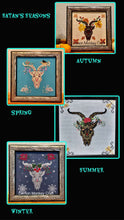 Load image into Gallery viewer, Satan's Seasons Collection Digital Cross Stitch Patterns - Demon Monkey Craft