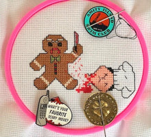 Load image into Gallery viewer, HORROR NEEDLE MINDERS for Cross Stitch Embroidery
