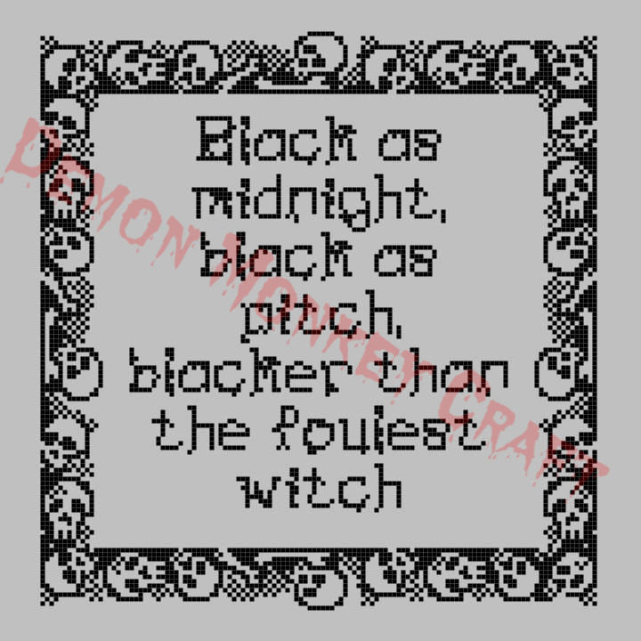 Quotation from the movie Legend Digital Cross Stitch PATTERN