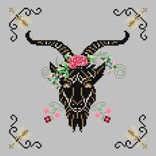 Load image into Gallery viewer, Satan's Seasons-Summer DIGITAL Cross Stitch Pattern - Demon Monkey Craft