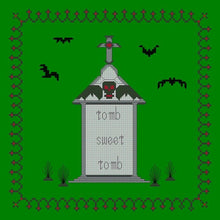 Load image into Gallery viewer, Tomb Sweet Tomb Gothic Cross Stitch Sampler DIGITAL PATTERN