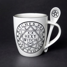 Load image into Gallery viewer, Hexy Witch Mug and Spoon Set
