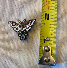 Load image into Gallery viewer, Cute, gothic Mothman pin
