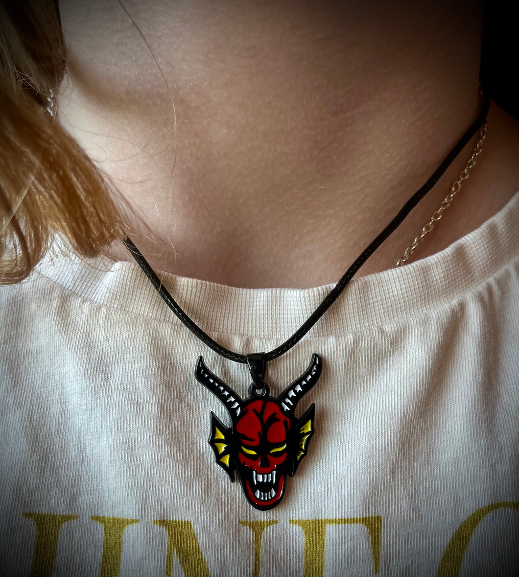Cute Devil Pendant Unisex Necklace