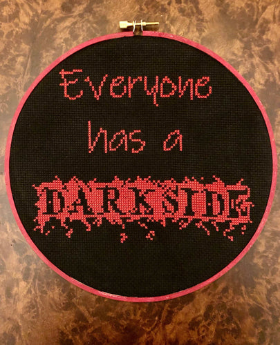 Darkside Digital Cross Stitch Pattern