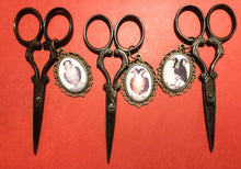Load image into Gallery viewer, Embroidery scissors with numerous kinds of spooky fobs
