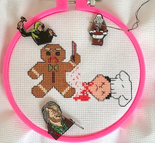 HORROR NEEDLE MINDERS for Cross Stitch Embroidery