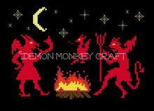 Load image into Gallery viewer, Dance with the Devils DIGITAL PATTERN for Cross Stitch
